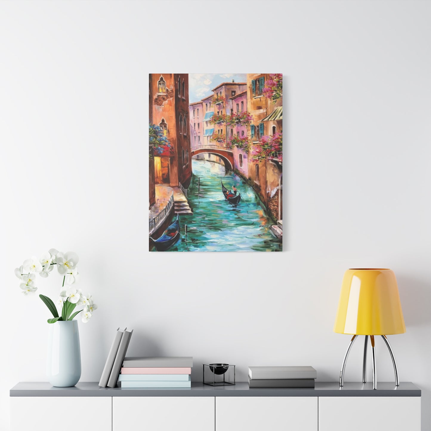 Venice Italy Boat Painting Wall Art & Canvas Prints