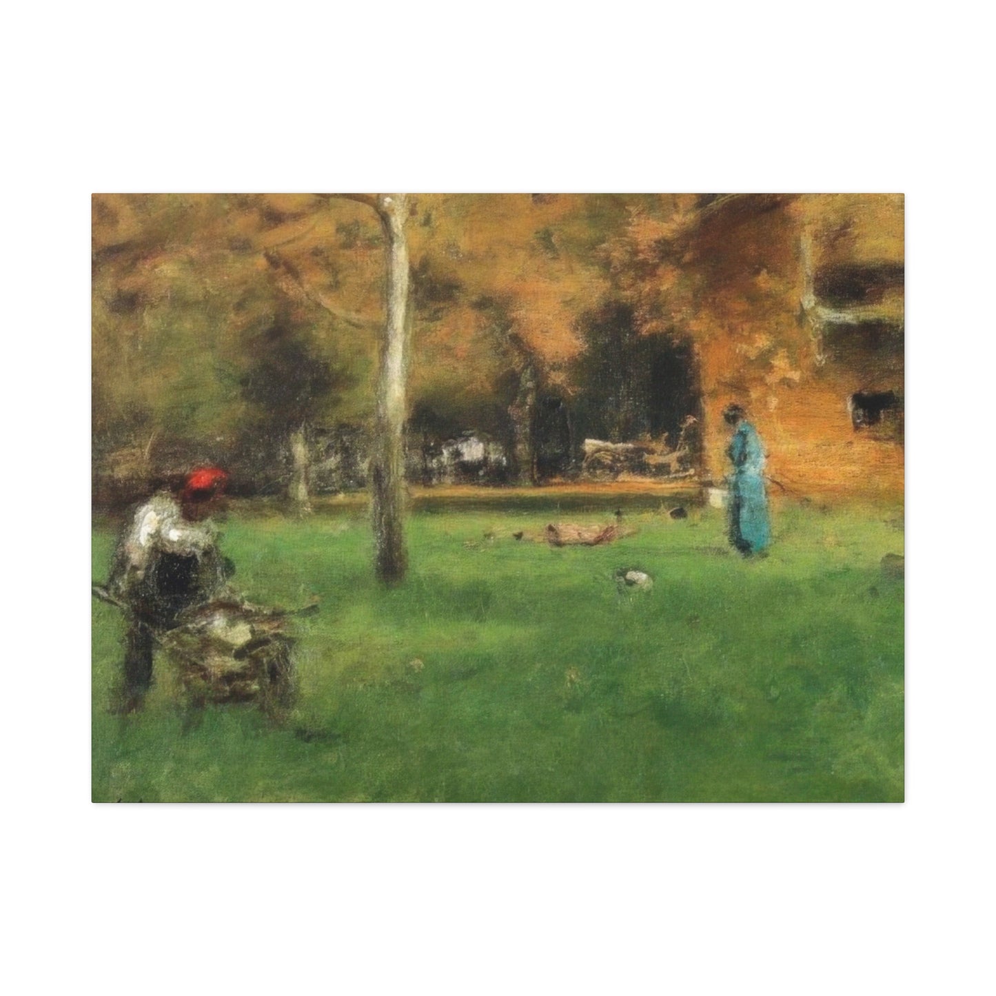 The Old Barn George Inness Wall Art & Canvas Prints