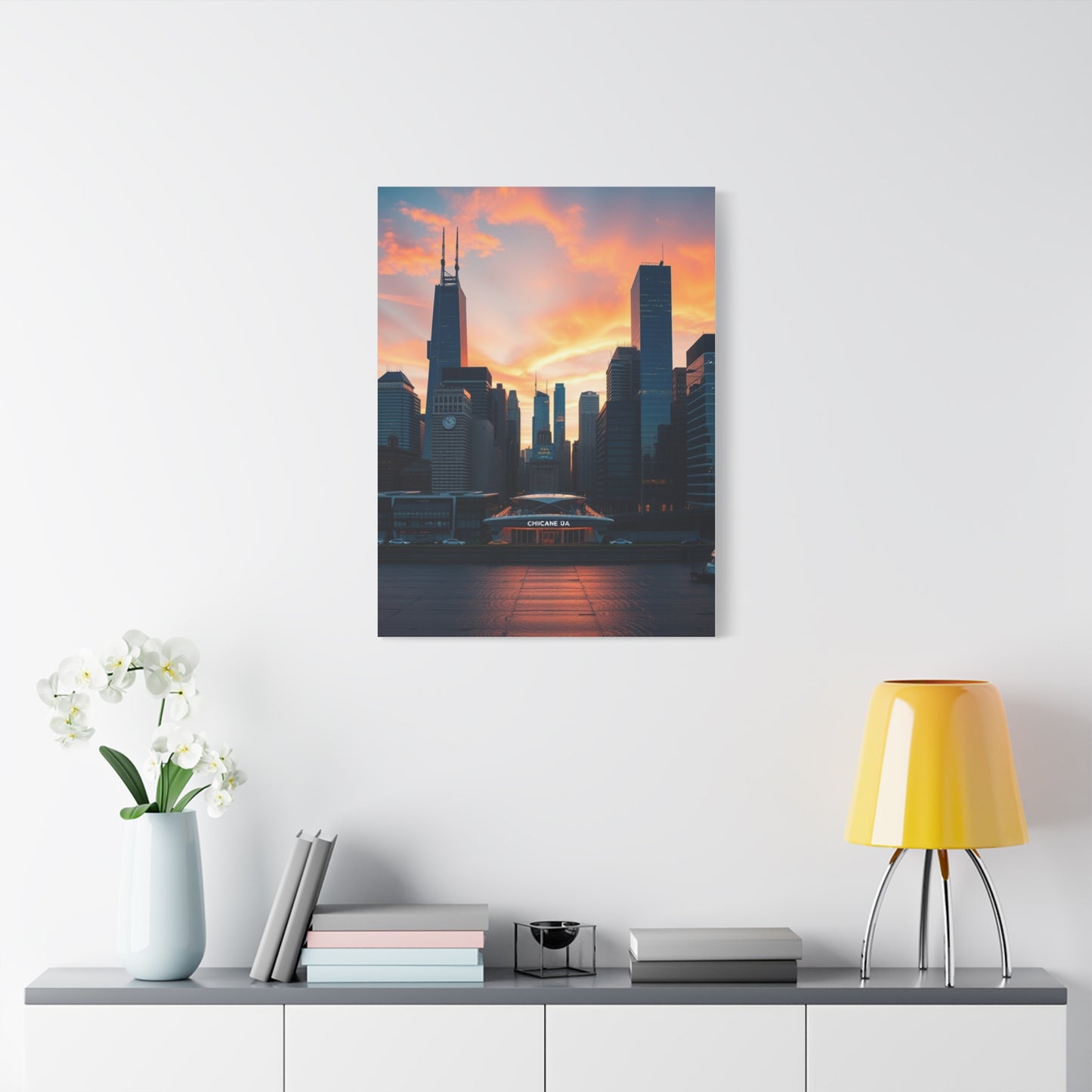 Vision Chicago Skylines Art Art Wall Art & Canvas Print
