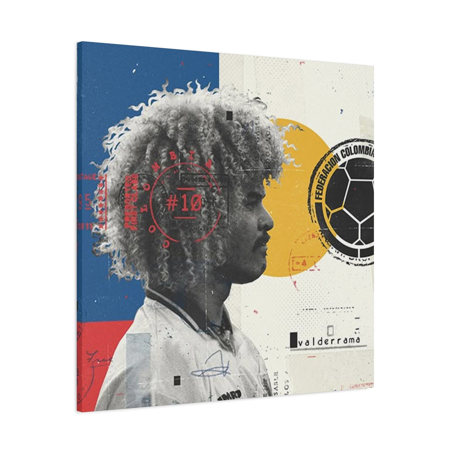 Football Player Abstract Wall Art & Canvas Prints