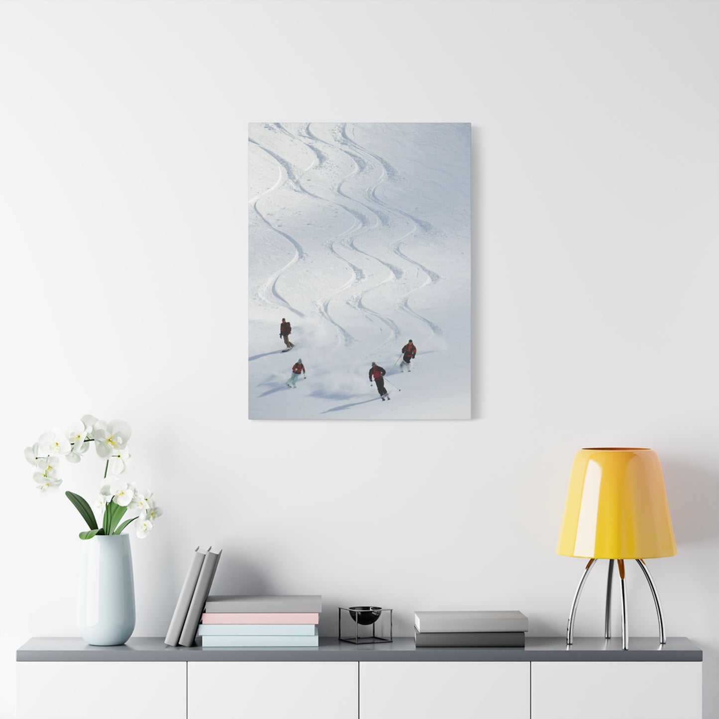 The Four Skiers Wall Art & Canvas Prints