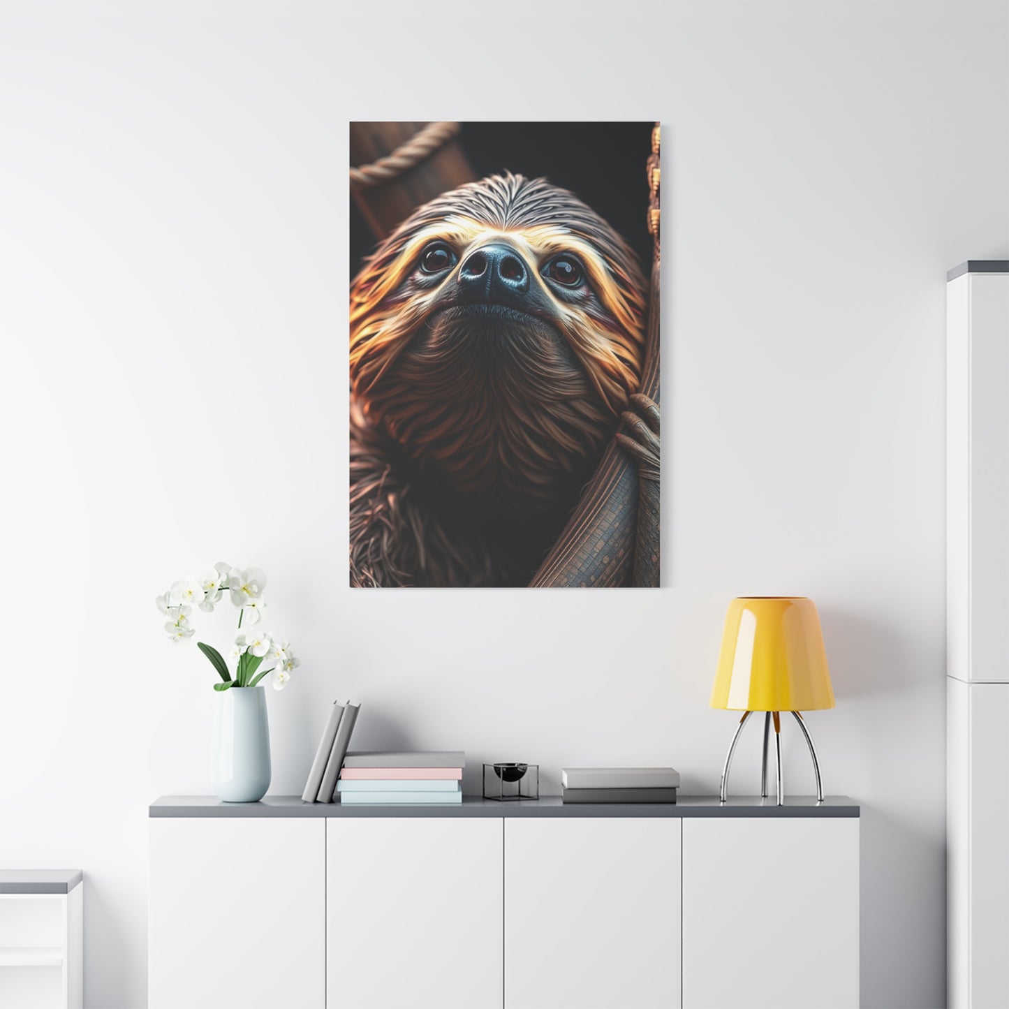 Masterpiece Sloth Art Vision Wall Art & Canvas Print