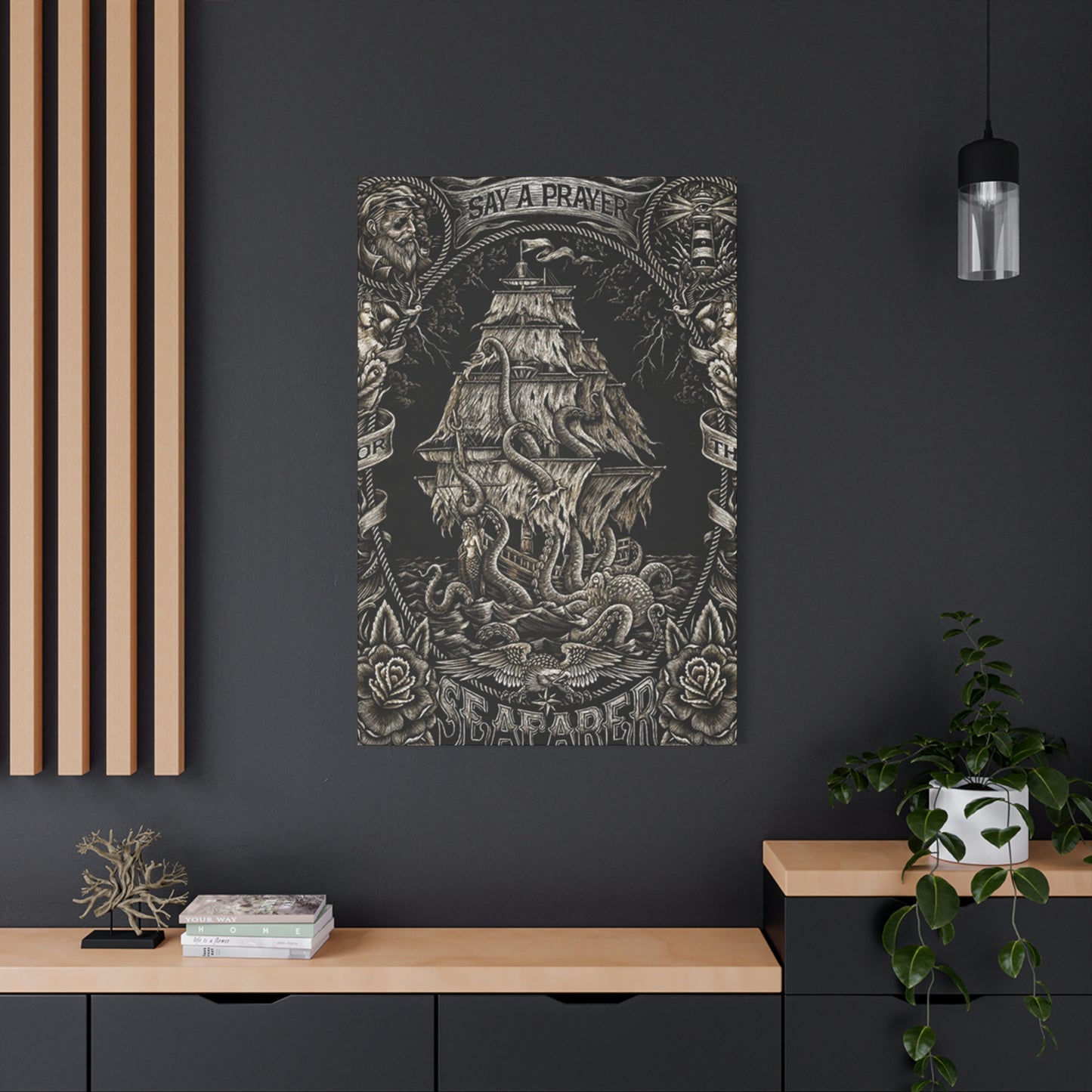 Ship In Sea Wall Art & Canvas Prints