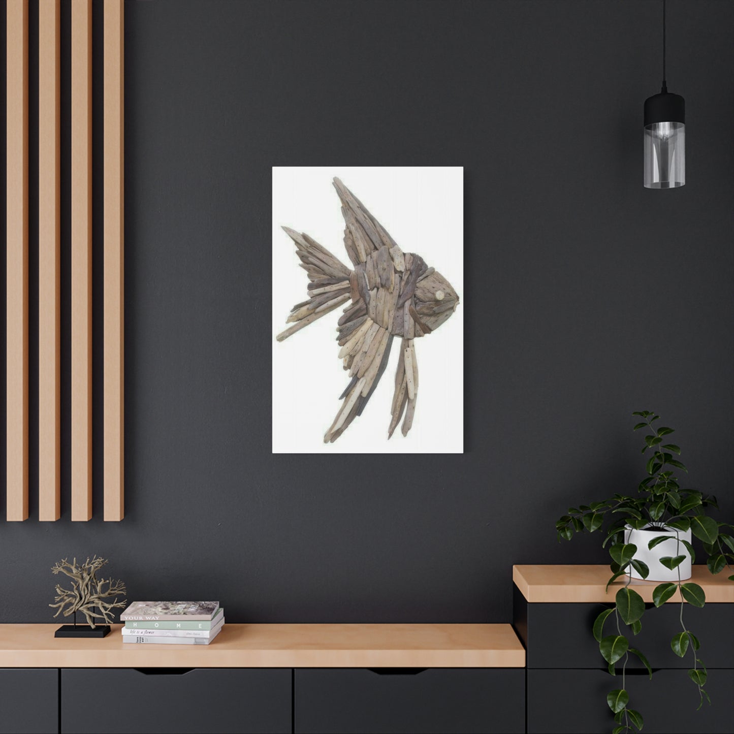 Driftwood Fish 2 Wall Art & Canvas Prints