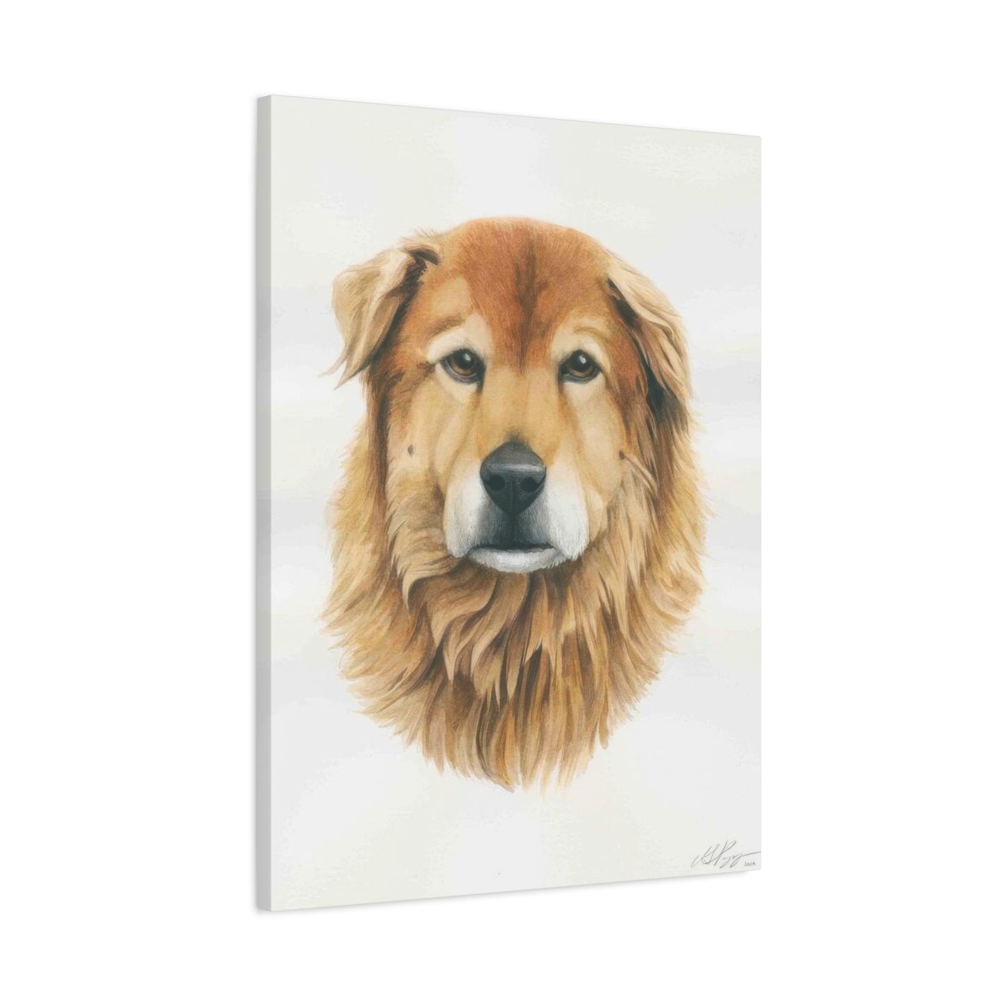 Grace Pop Furry Dog Wall Art & Canvas Prints