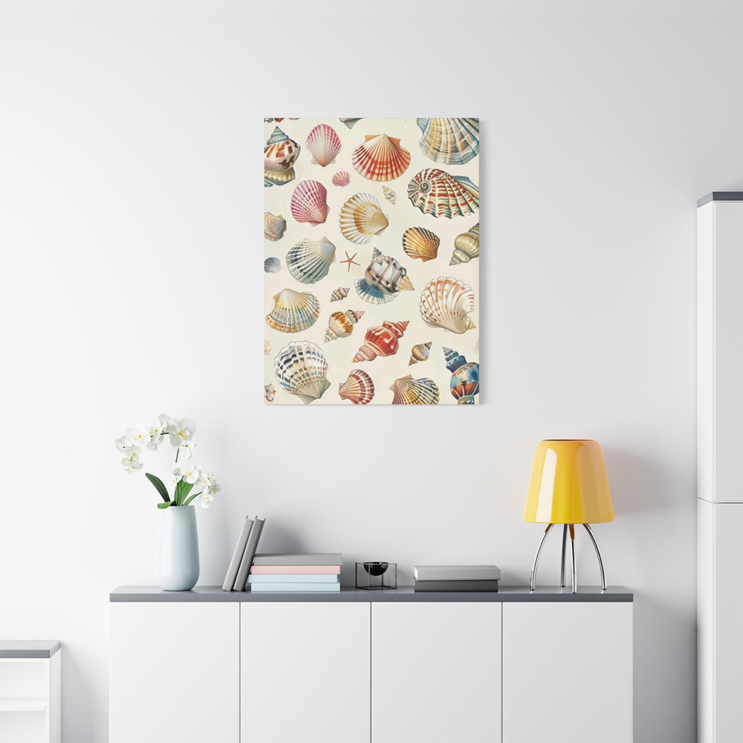 Colorful Shell Painting Wall Art & Canvas Prints