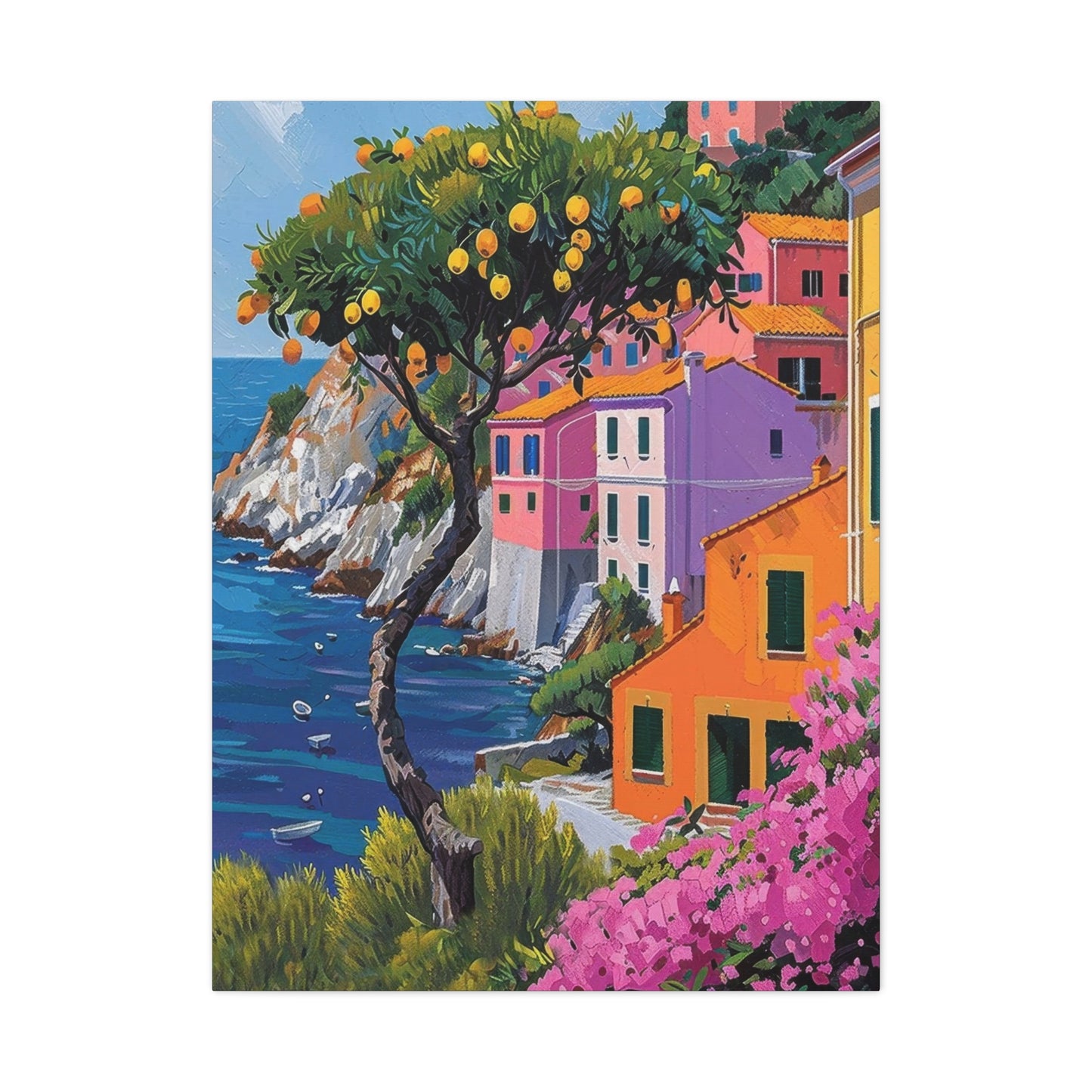 Amalfi Coast Lemon Tree Italy Wall Art & Canvas Prints