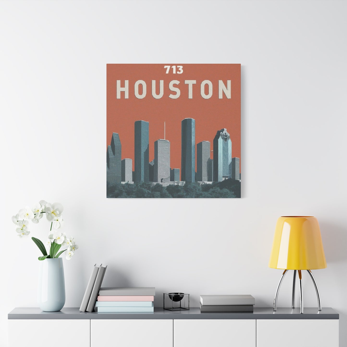 Houston Skyline 713 Wall Art & Canvas Prints