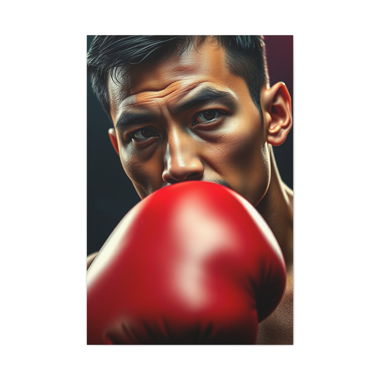 Vision Boxing Art Art Wall Art & Canvas Print