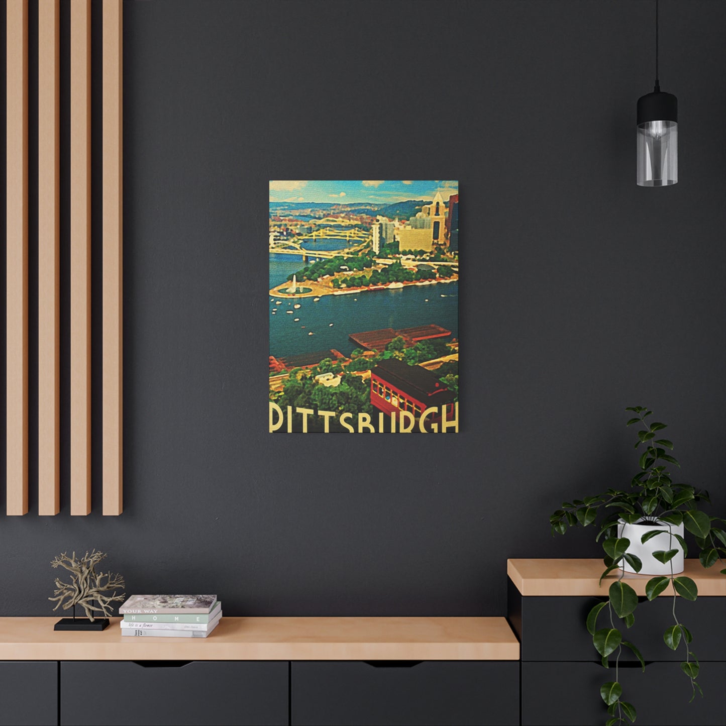 Pittsburgh City View Poster Wall Art & Canvas Prints