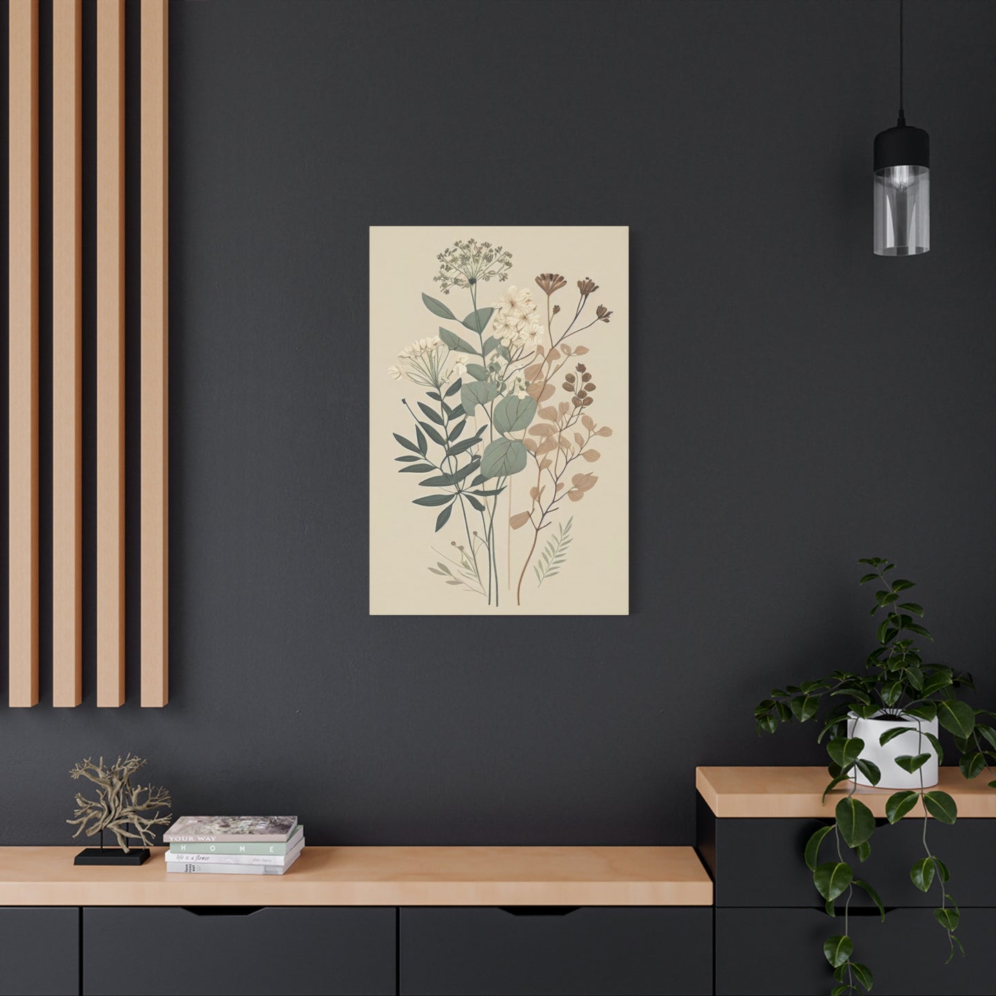 Plant Soft Paint Wall Art & Canvas Prints