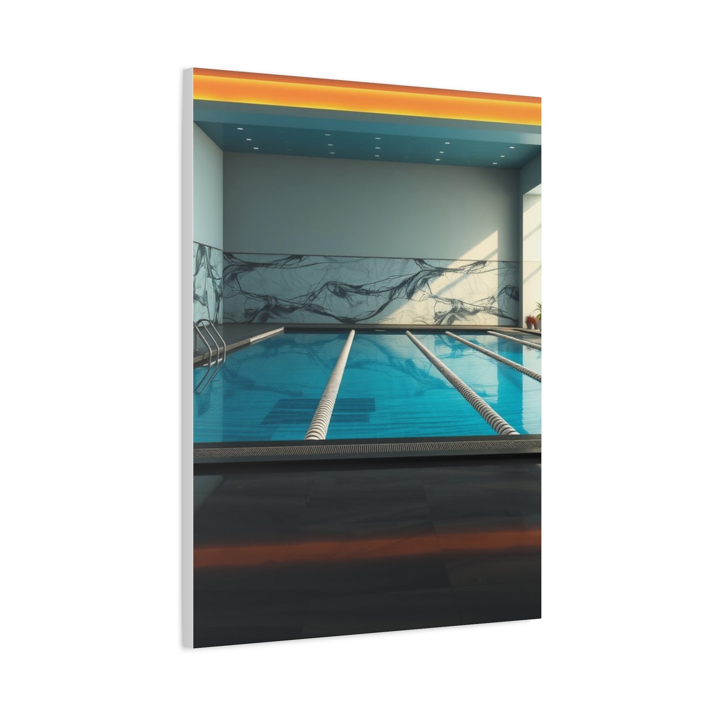Masterpiece Swimming Pool Art Vision Wall Art & Canvas Print