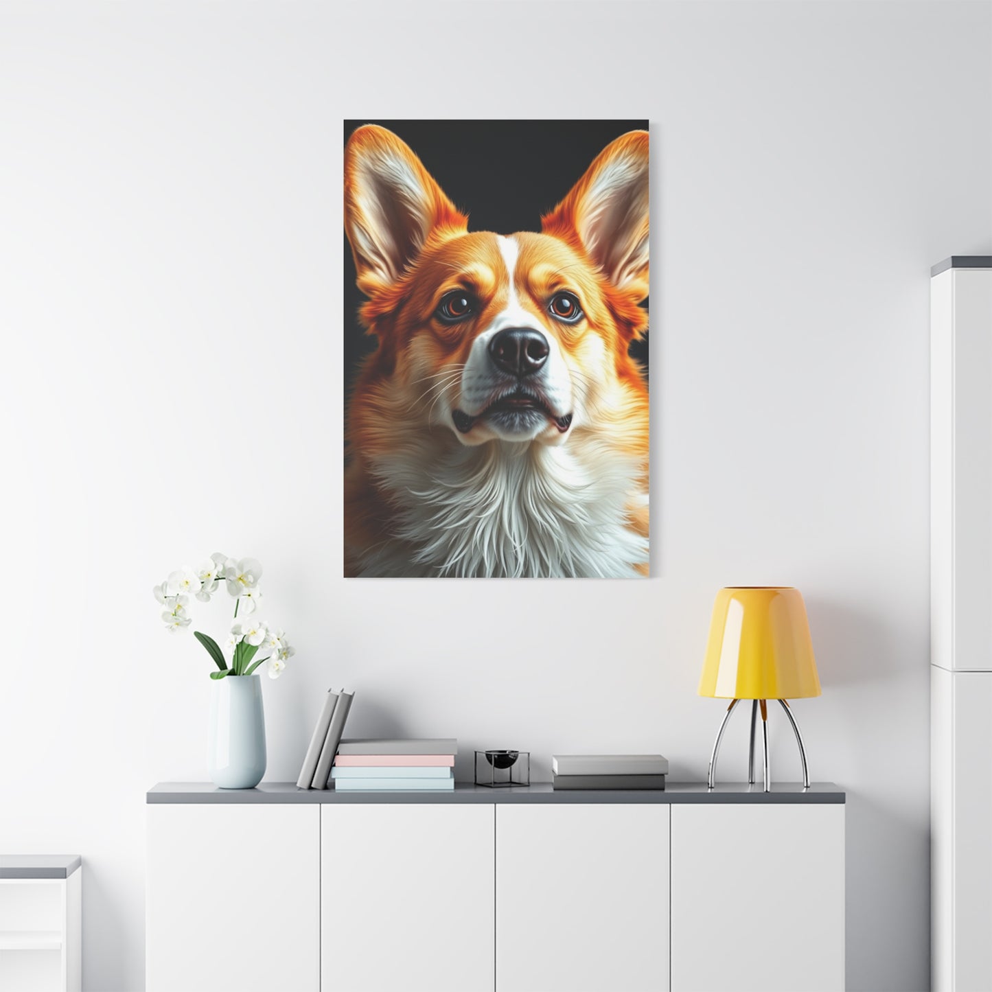Corgi Dog Art Supreme Gallery Wall Art & Canvas Print