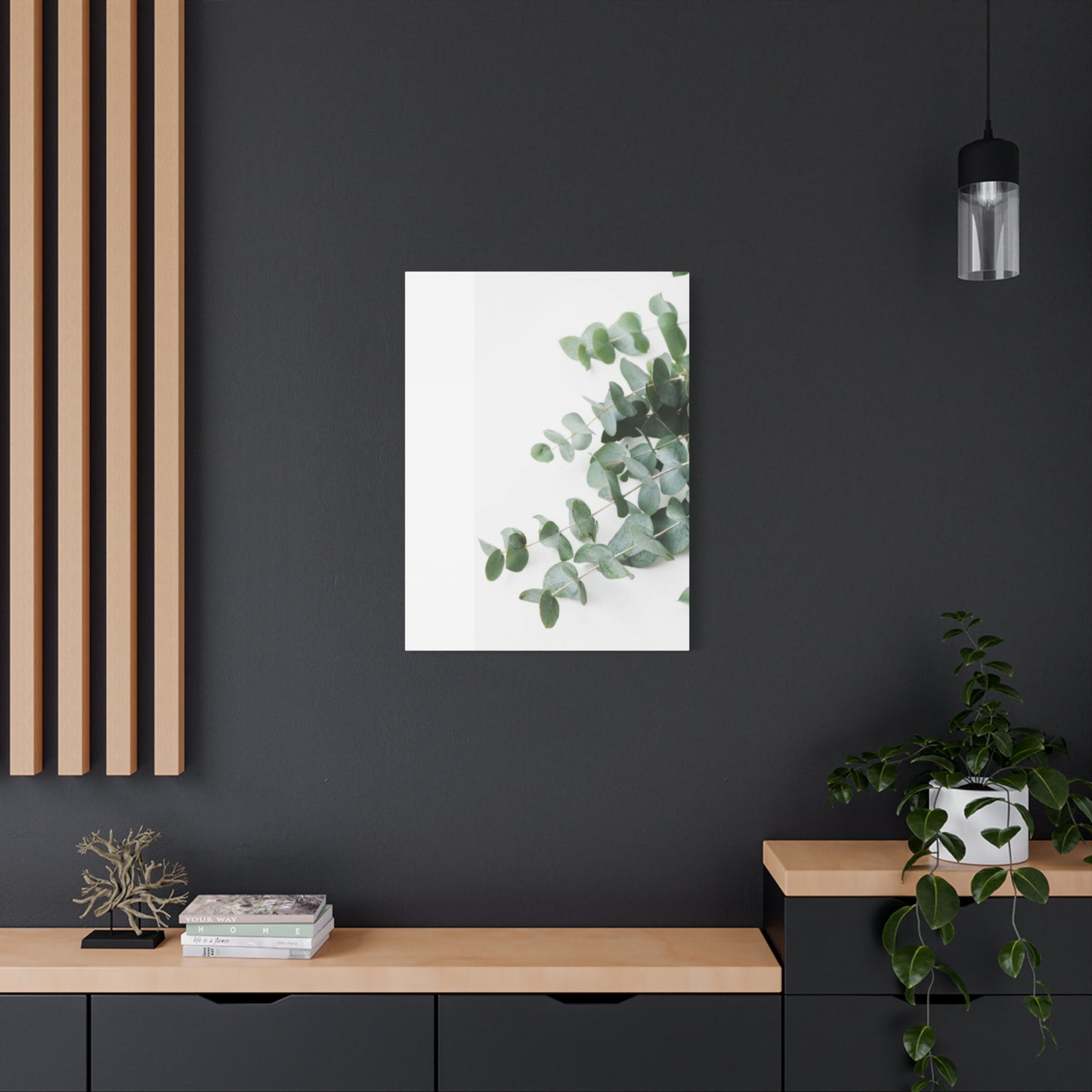 Eucalyptus On White BG Wall Art & Canvas Prints