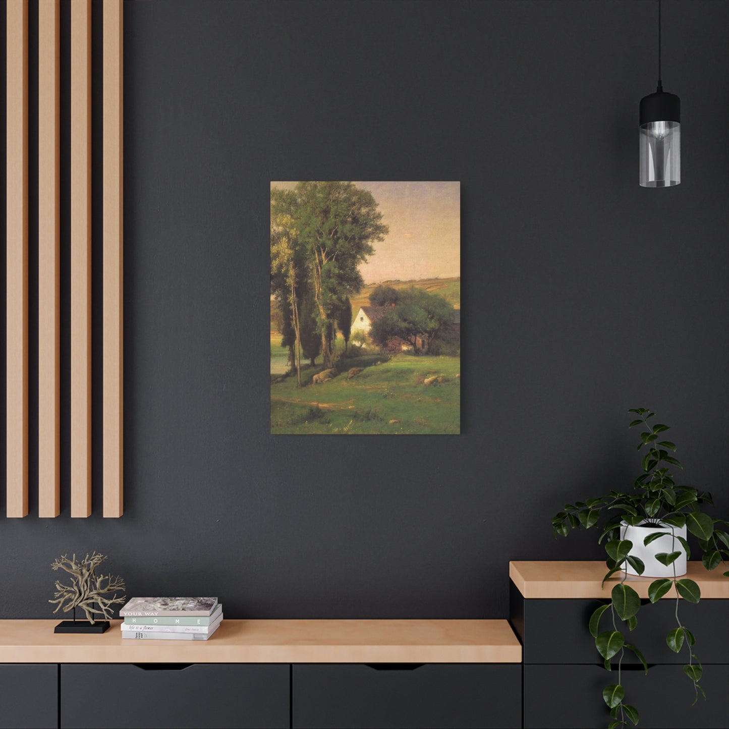 Old Homestead George Inness Wall Art & Canvas Prints