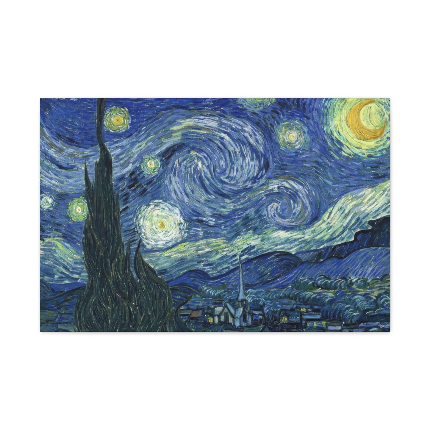 The Starry Night By Vincent Van Gogh Impression Wall Art & Canvas Prints