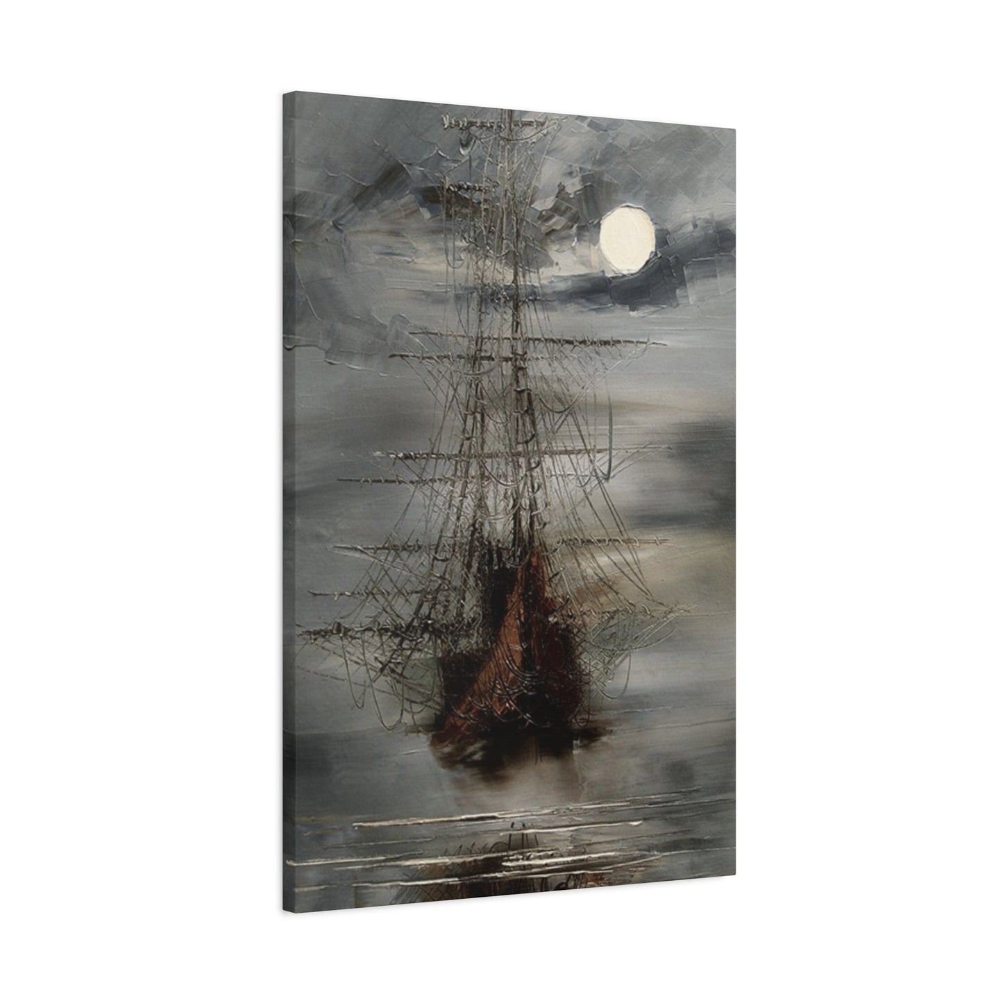 Vintage Ship Sailing Painting Wall Art & Canvas Prints