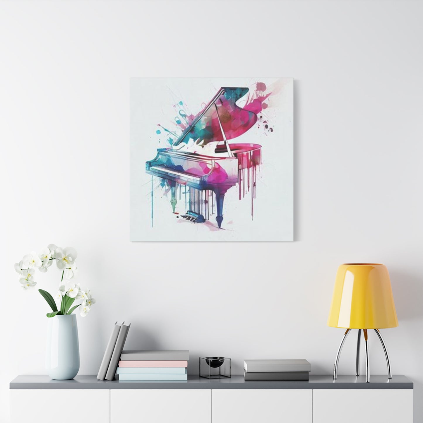 Colorful Piano Painting Wall Art & Canvas Prints