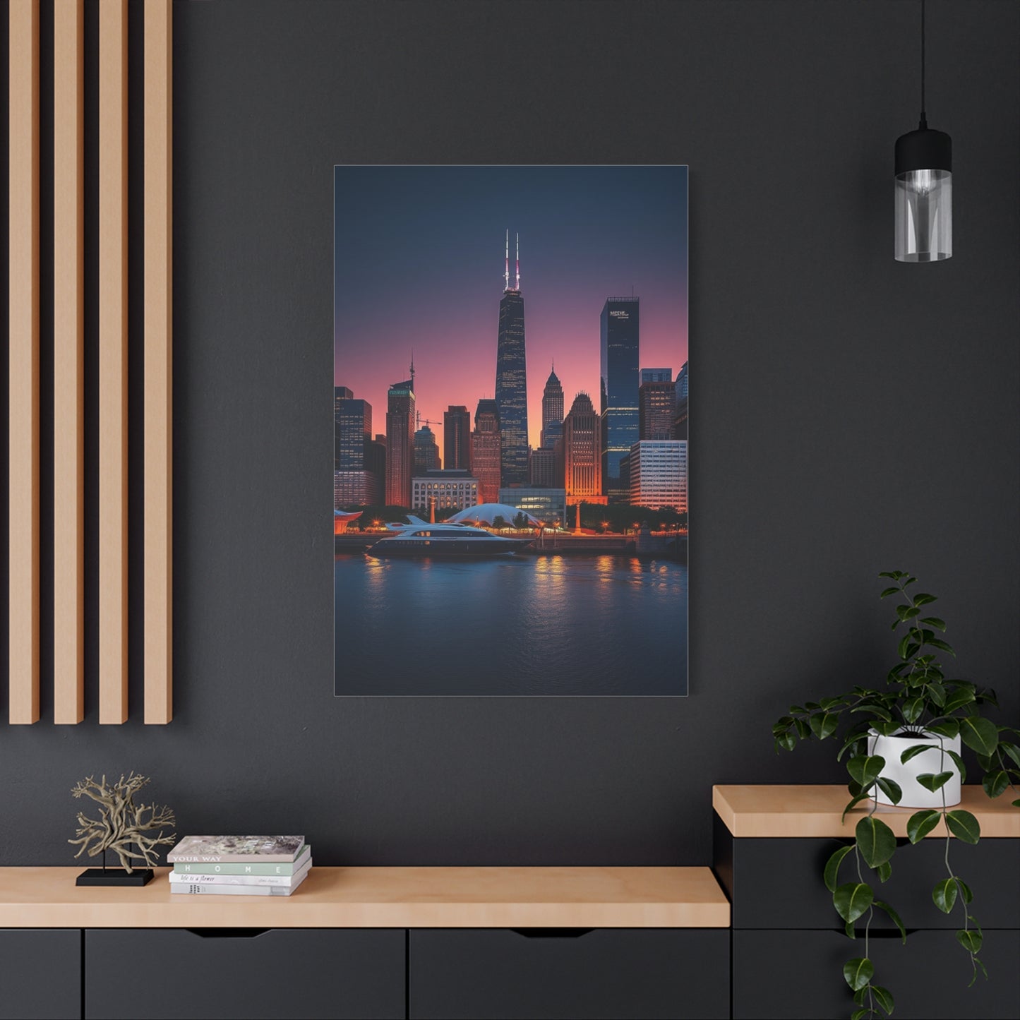 Elite Chicago Skylines Art Vision Wall Art & Canvas Print