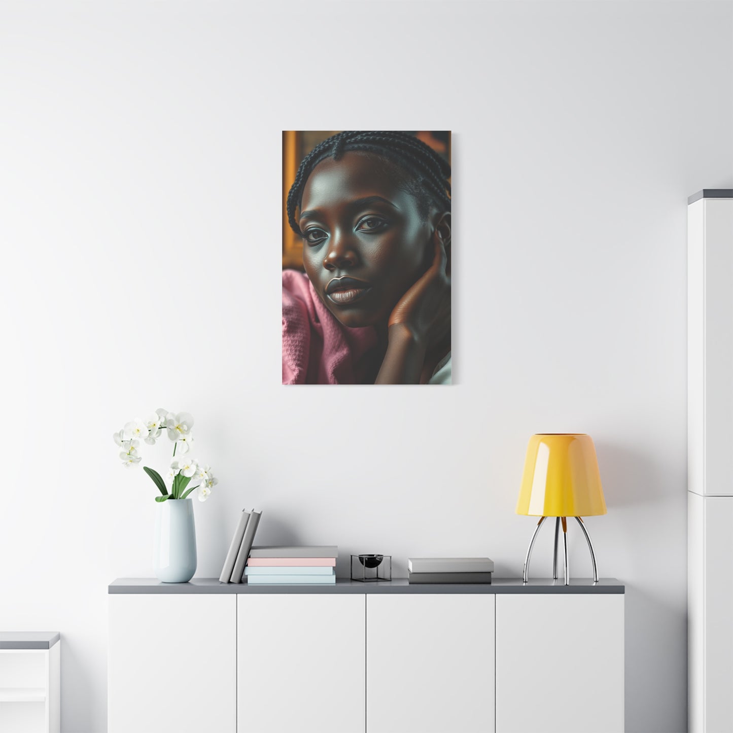 Vision Black Love Art Art Wall Art & Canvas Print