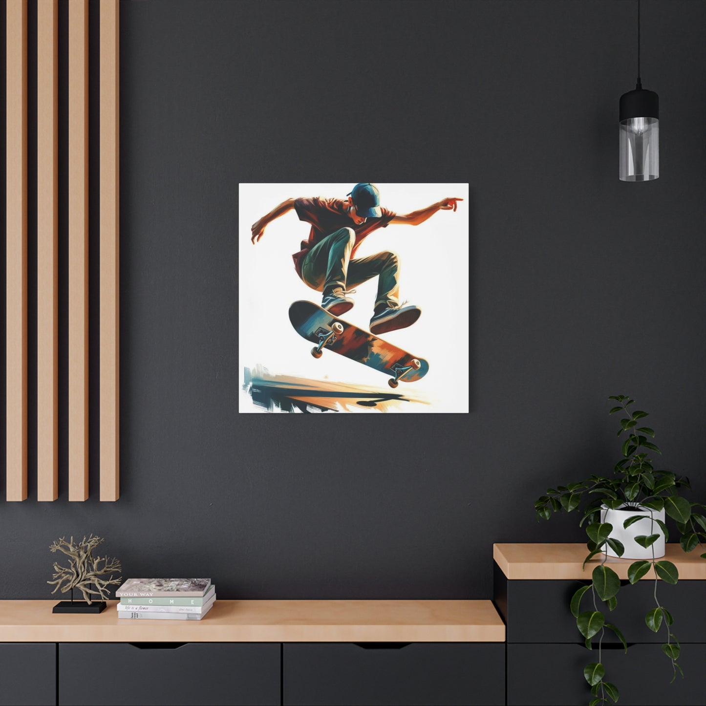 Skateboard Graffiti Wall Art & Canvas Prints