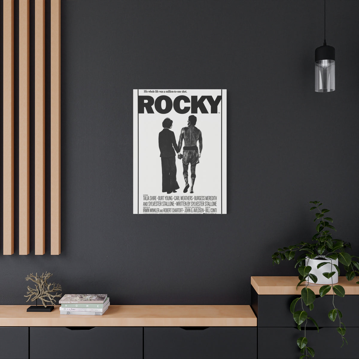 Rocky Movie Poster Wall Art & Canvas Print