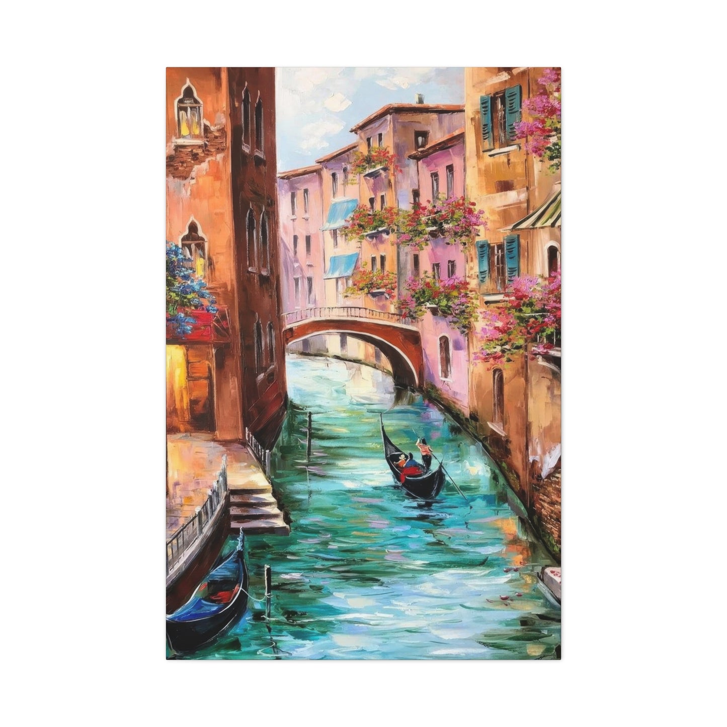Venice Italy Boat Painting Wall Art & Canvas Prints