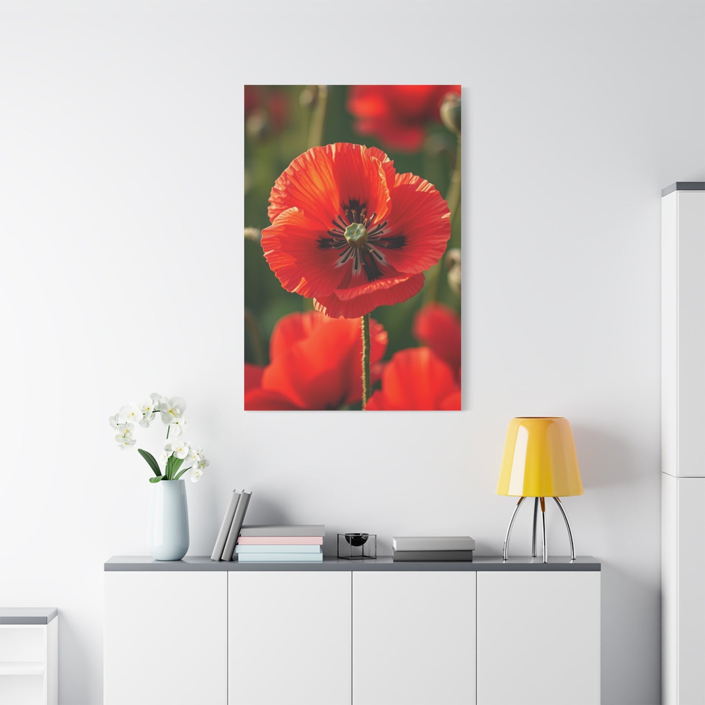 Vision Poppy Flower Art Art Wall Art & Canvas Print