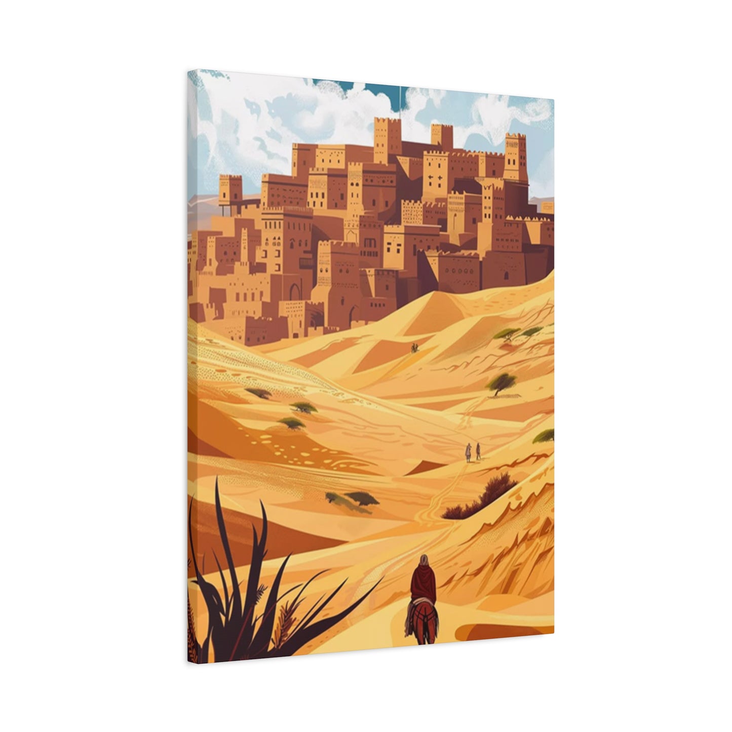 Cowboy In Desert Wall Art & Canvas Prints