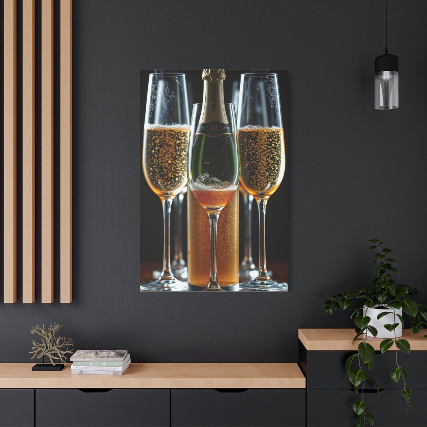 Vision Champagne Art Art Wall Art & Canvas Print