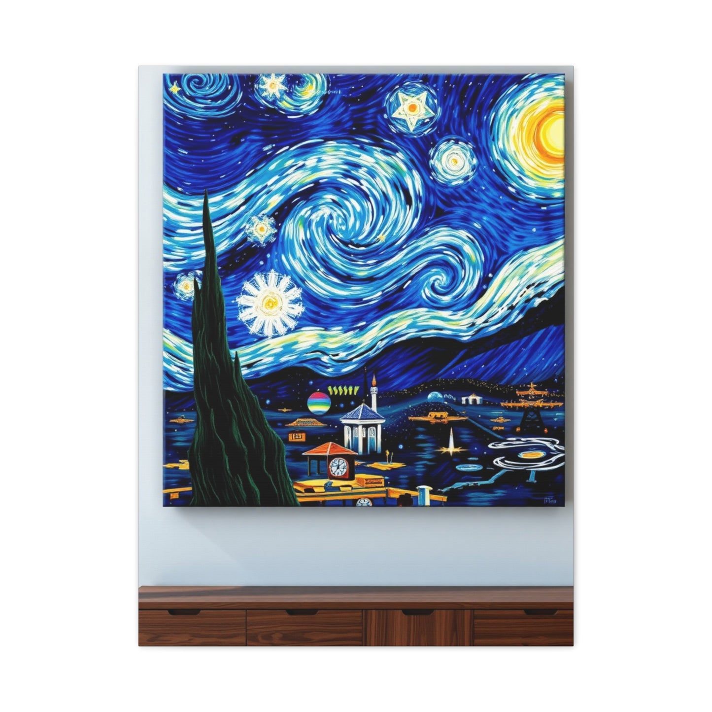 The Starry Night Canvas Art Supreme Gallery Wall Art & Canvas Print