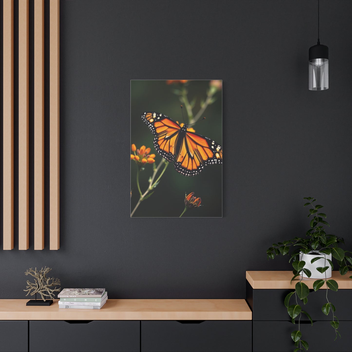 Masterpiece Monarch Butterflies Art Vision Wall Art & Canvas Print