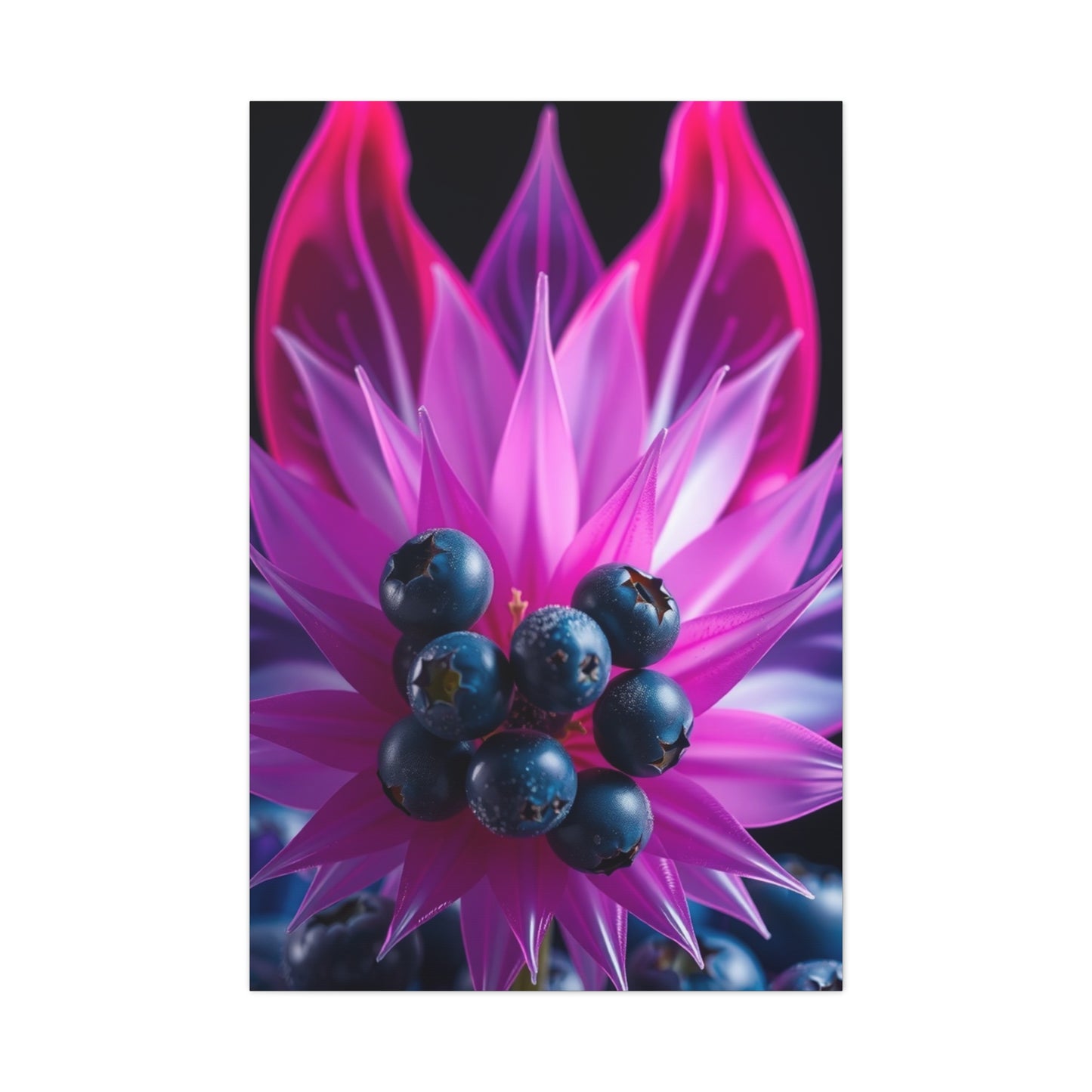 Azure & Rose Reverie Canvas