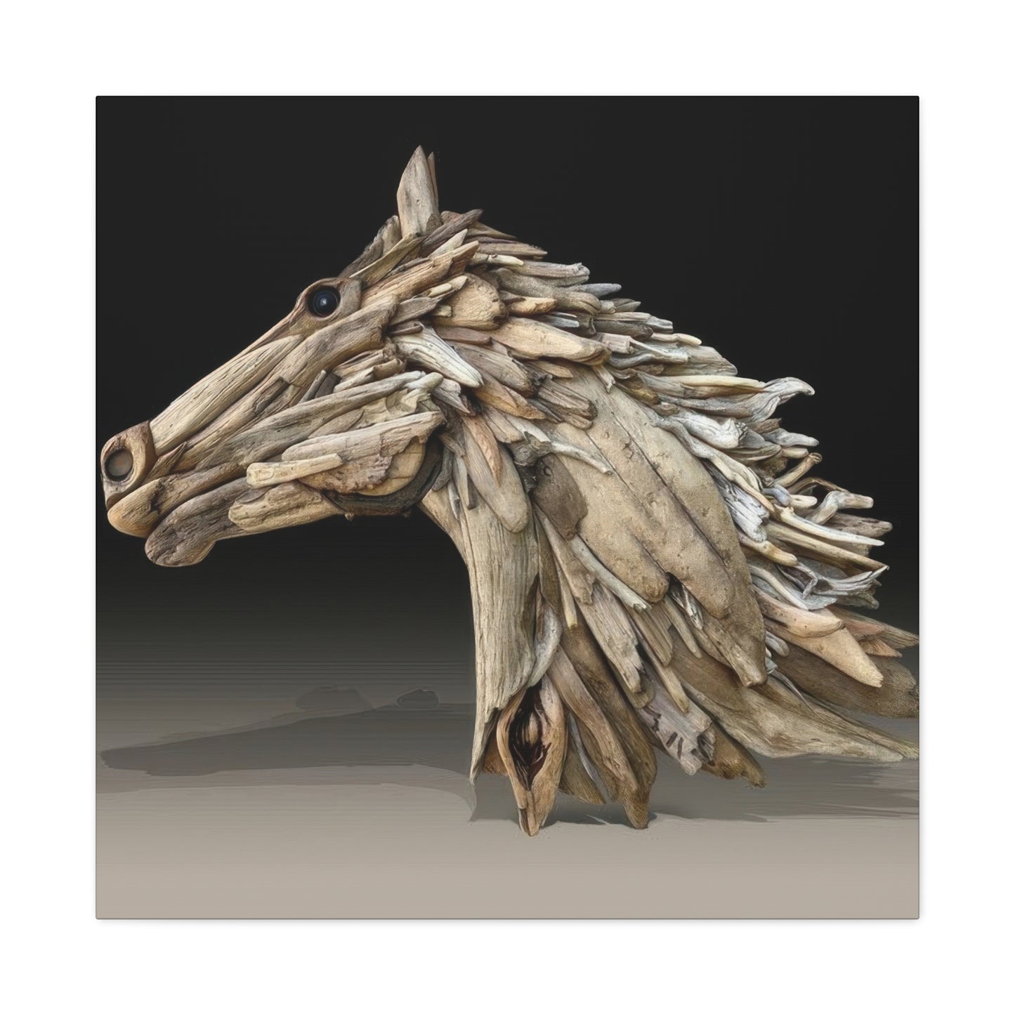 Driftwood Horse Head Wall Art & Canvas Prints