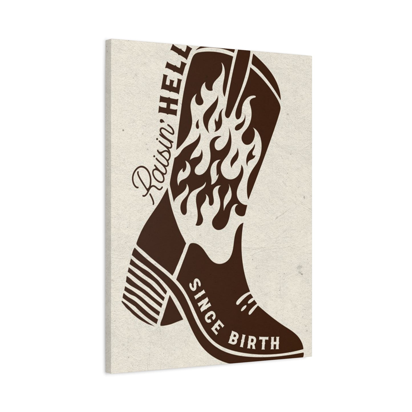 Raising Hell Since Birth Poster Wall Art & Canvas Prints