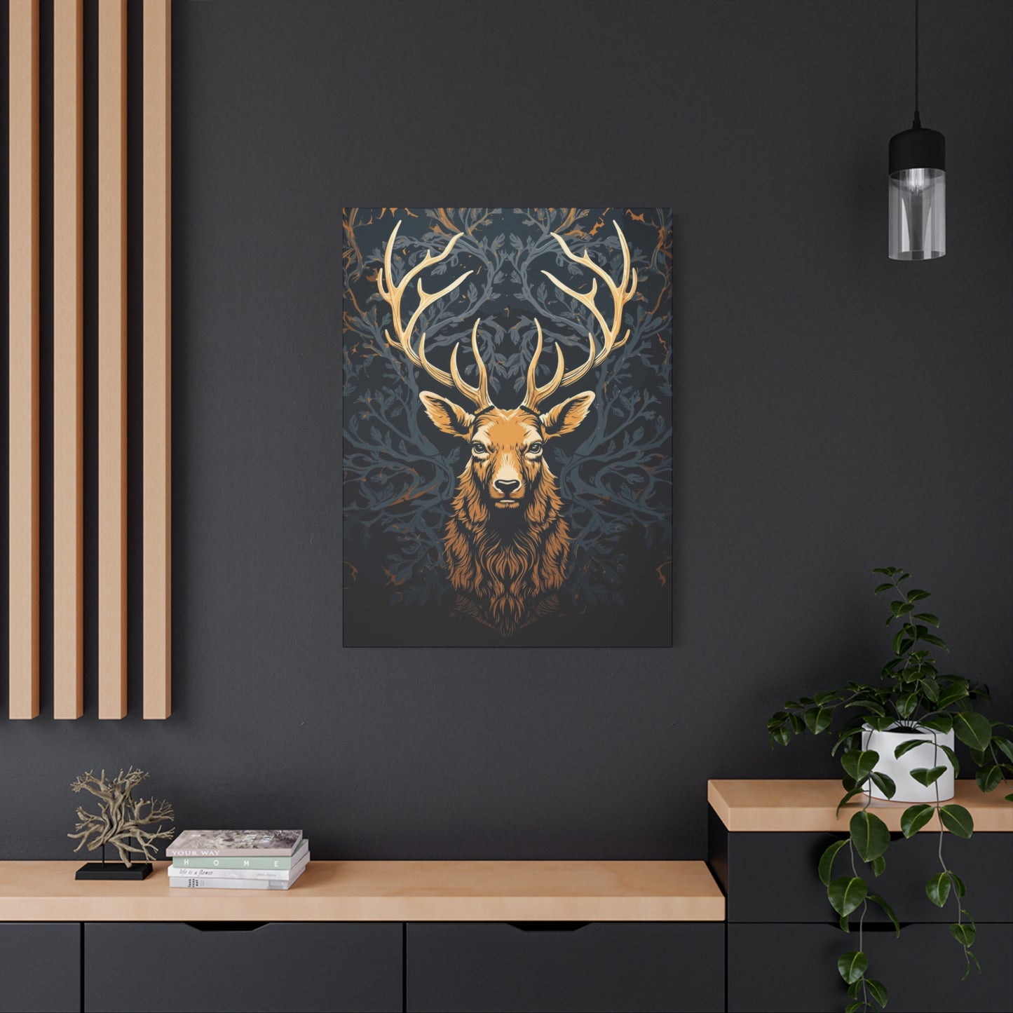 Deer Tattoo Wall Art & Canvas Prints
