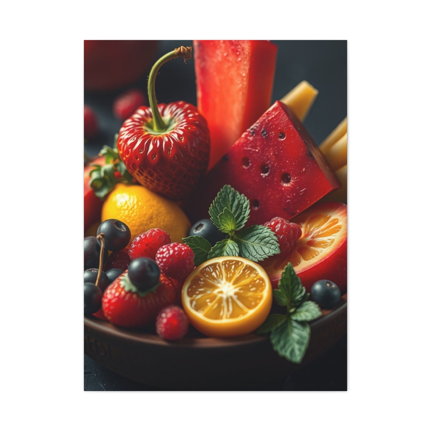 Food & Fruit Art Refined Canvas Wall Art & Canvas Print