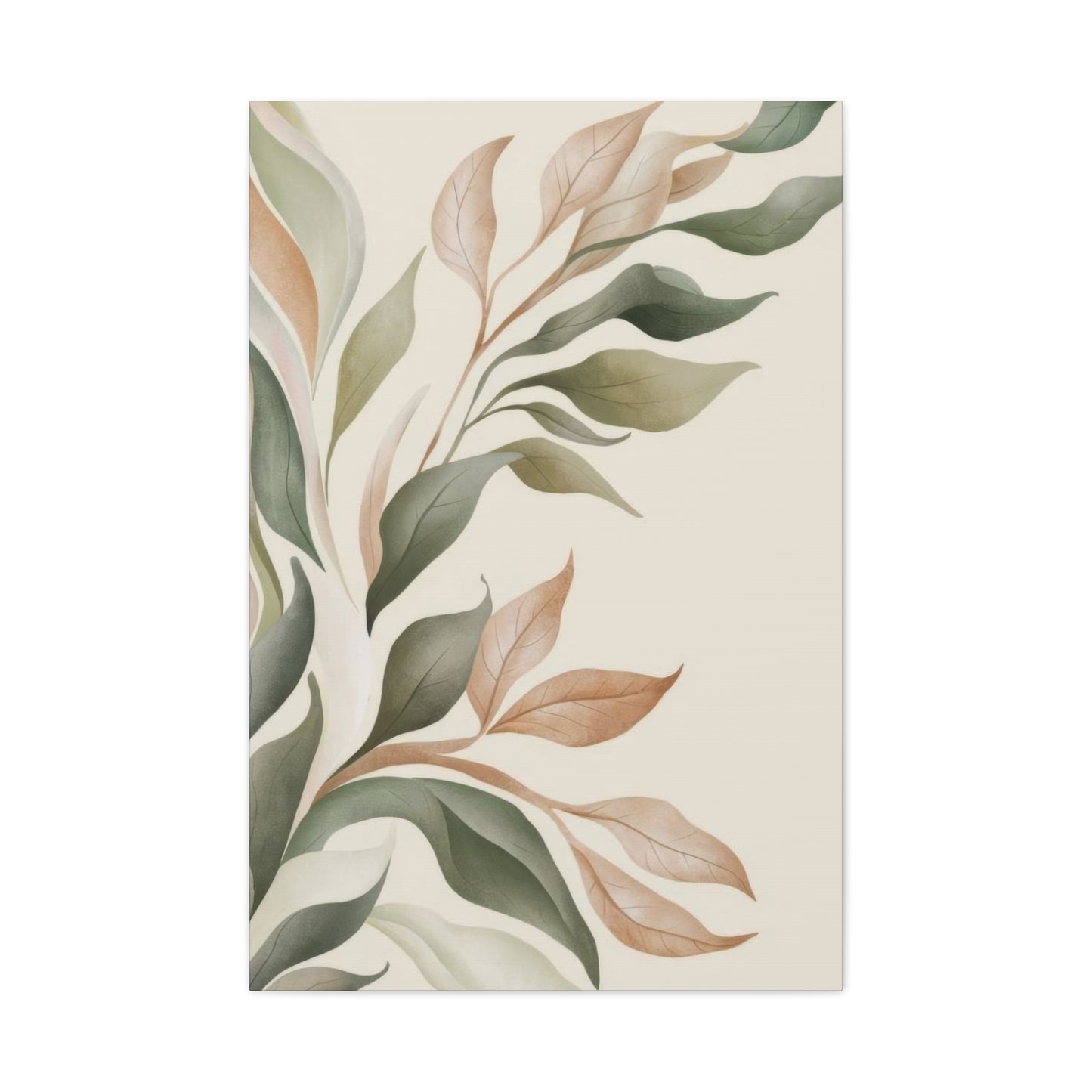 Plant Green Brown Earth Tones Wall Art & Canvas Prints