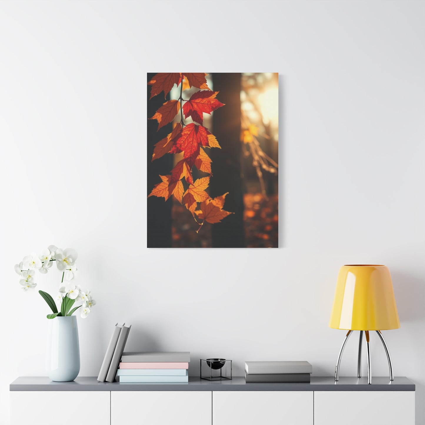 Crimson Arboreal Elegance