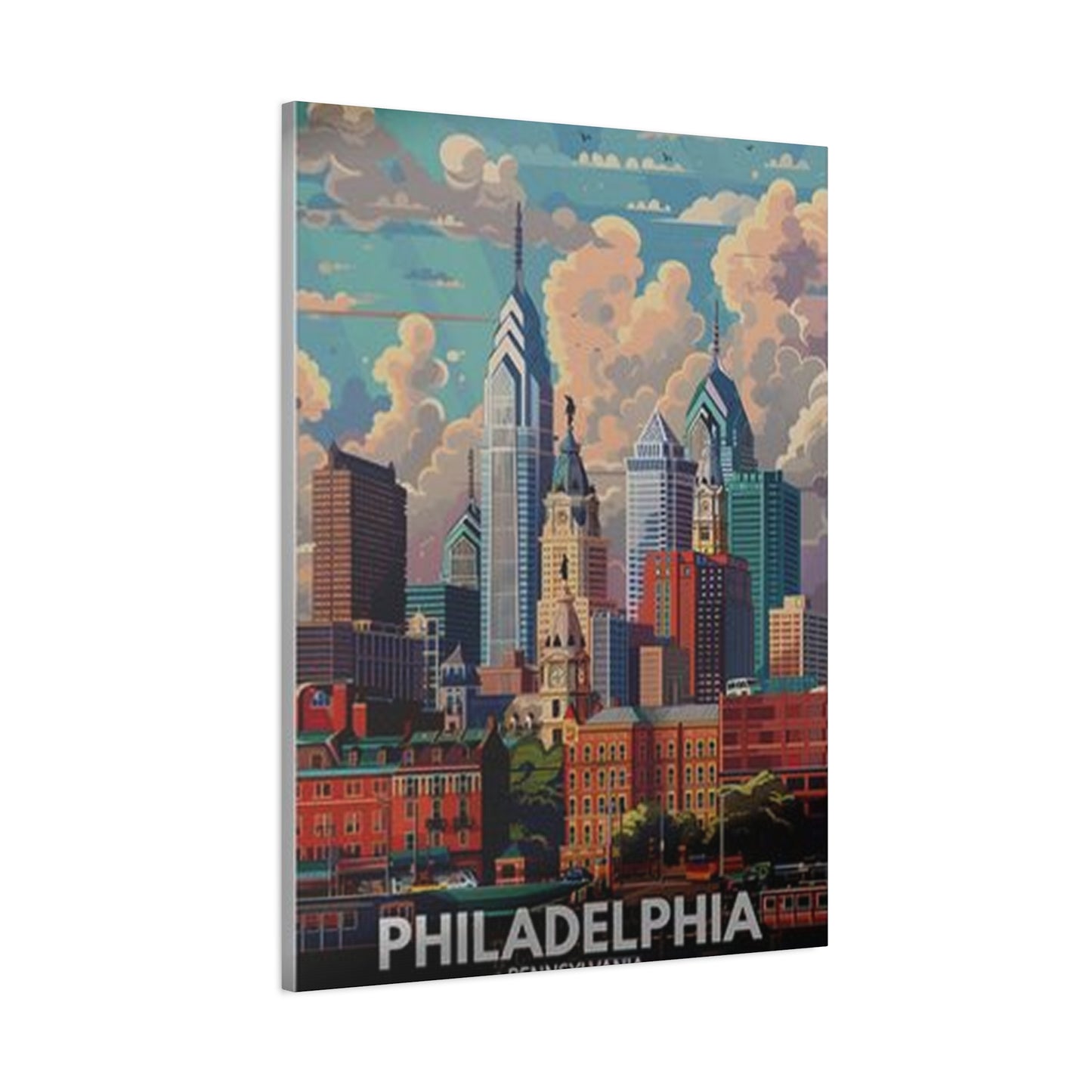 Sunny Day Of Philadelphia Wall Art & Canvas Prints