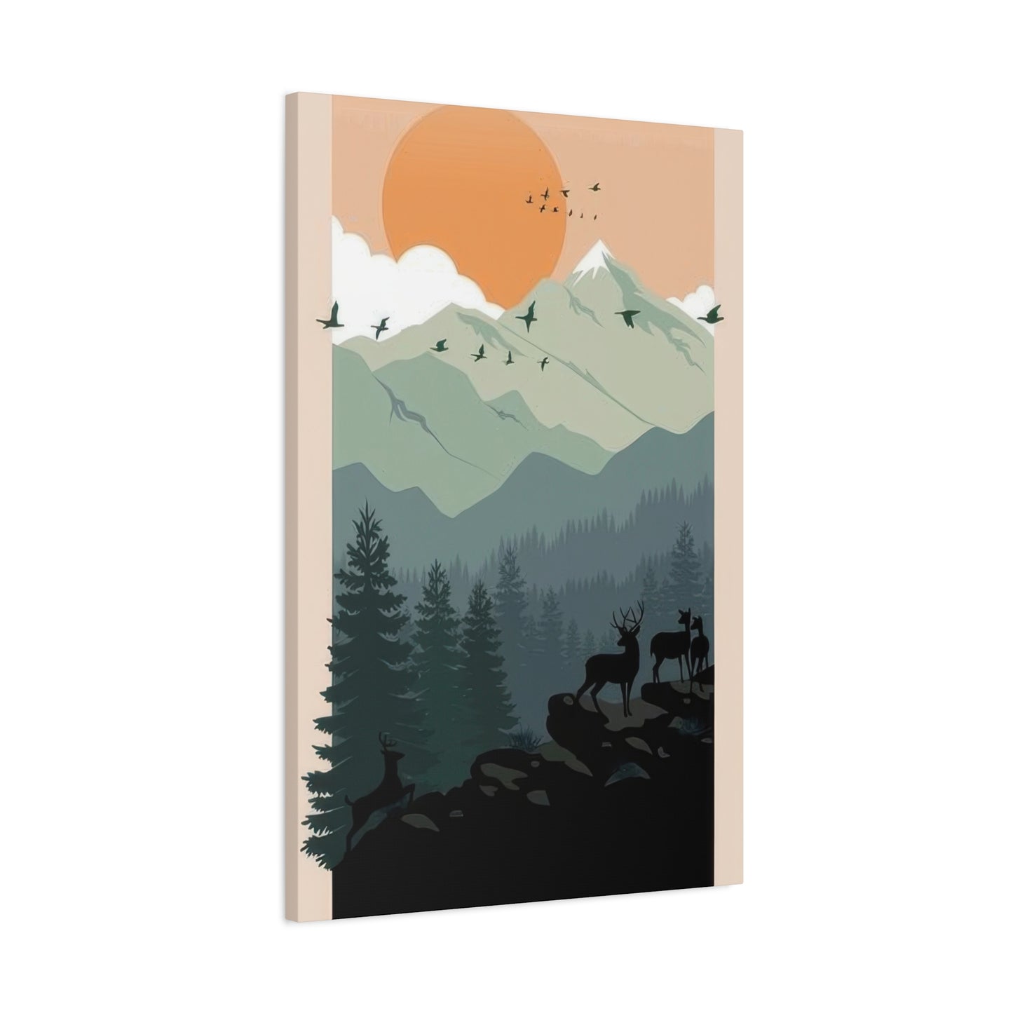 Forest Landscape Abstract Wall Art & Canvas Prints