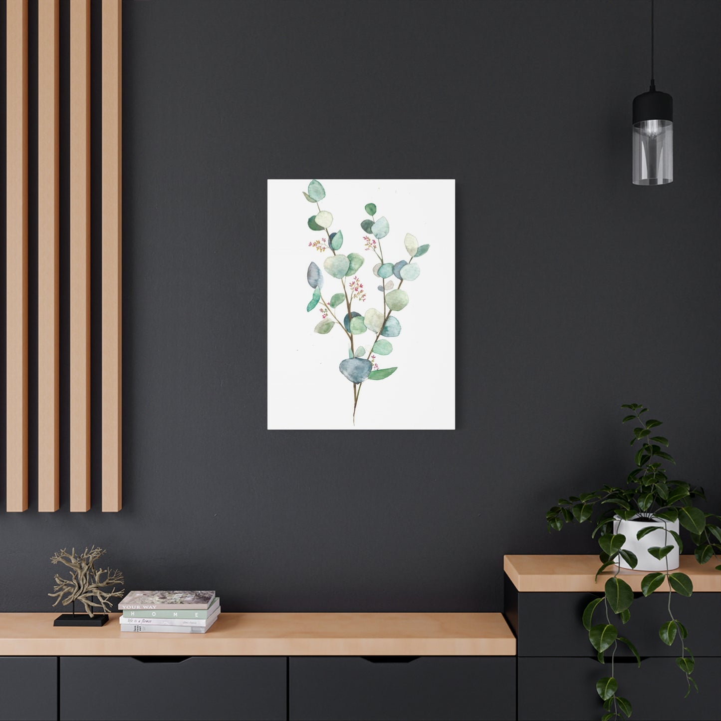 Eucalyptus Plant Light 2 Wall Art & Canvas Prints