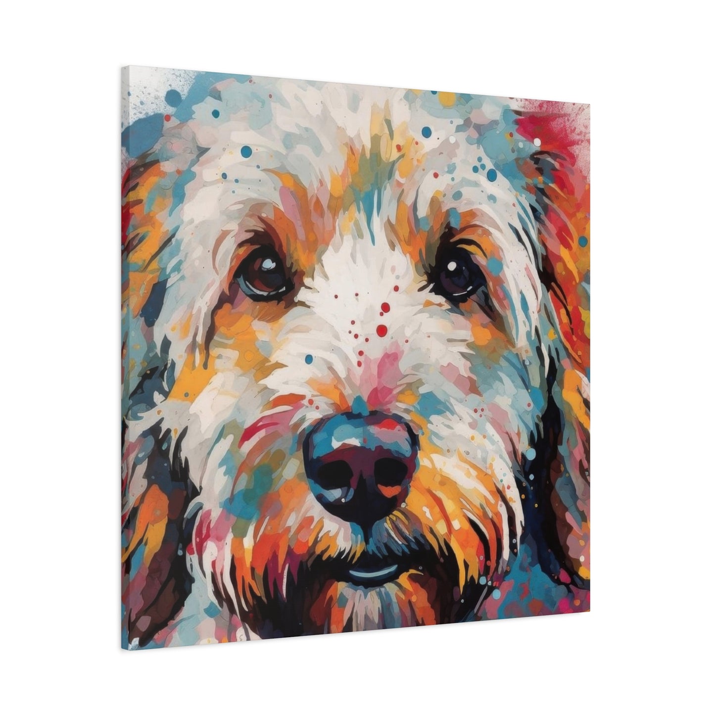 Labradoodle Colorful Wall Art & Canvas Prints