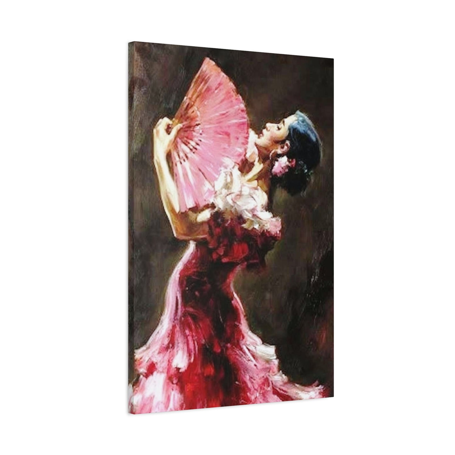 Spain Traditional Pink Dance Wear Wall Art & Canvas Prints