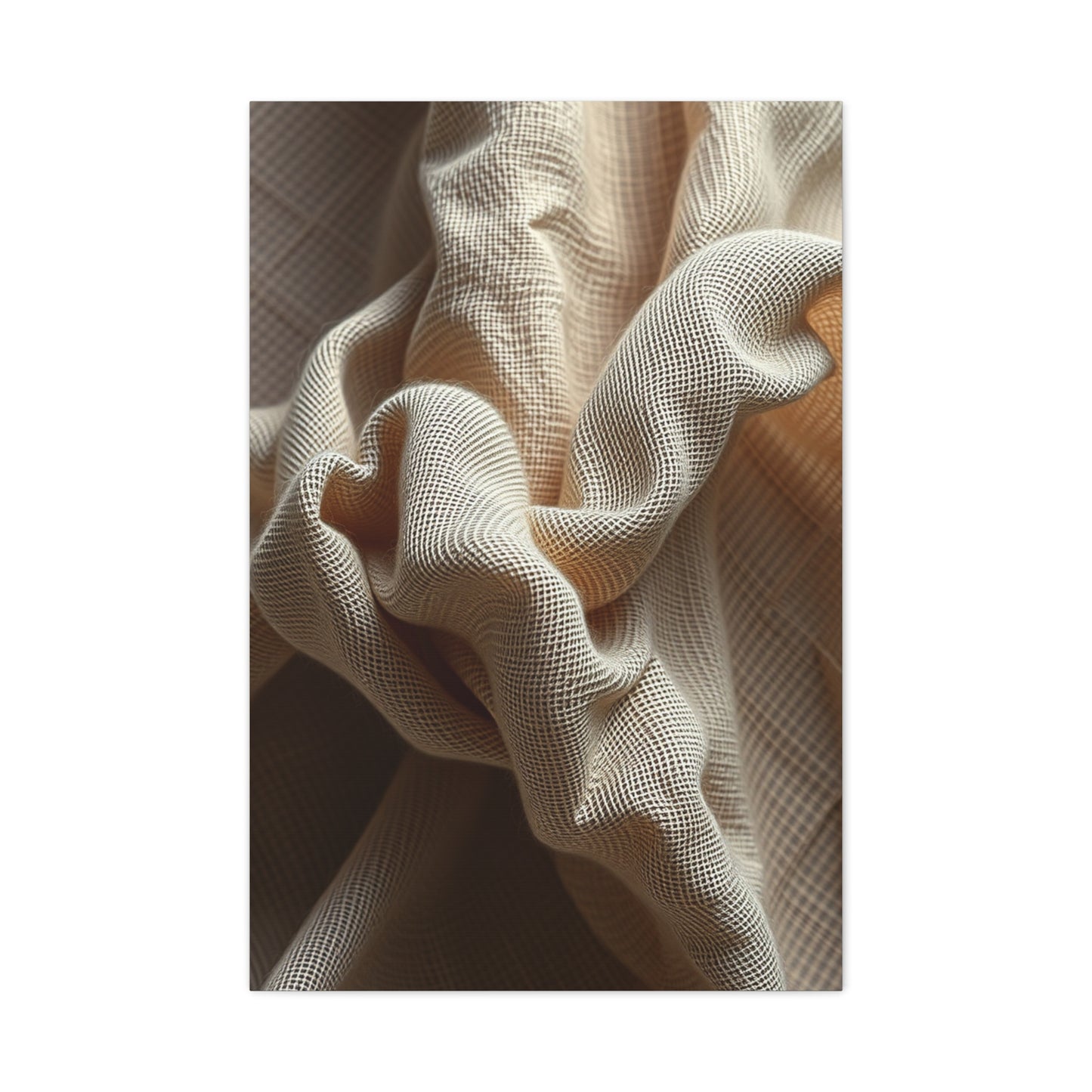 Supreme Taupe, Linen, and Gray Art Collection Wall Art & Canvas Print