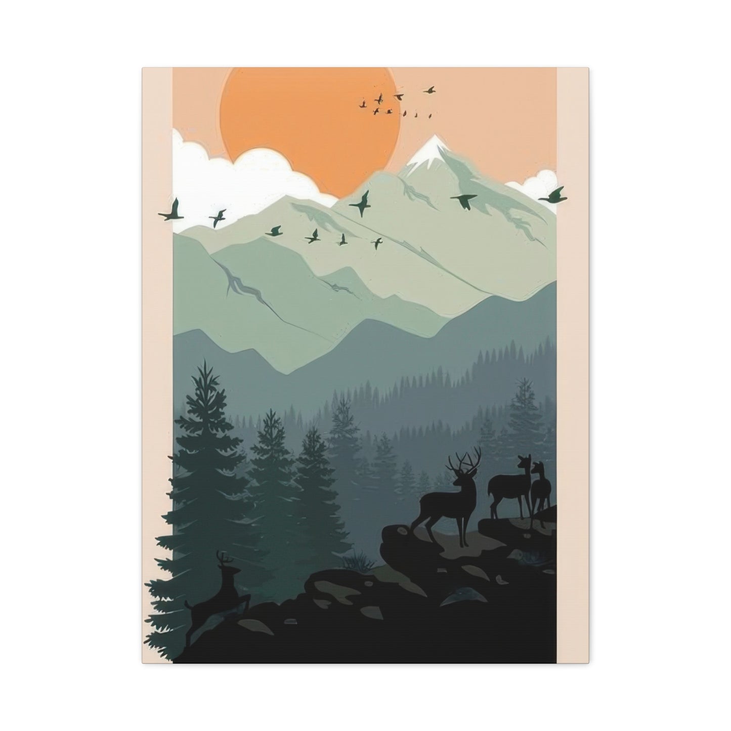 Forest Landscape Abstract Wall Art & Canvas Prints
