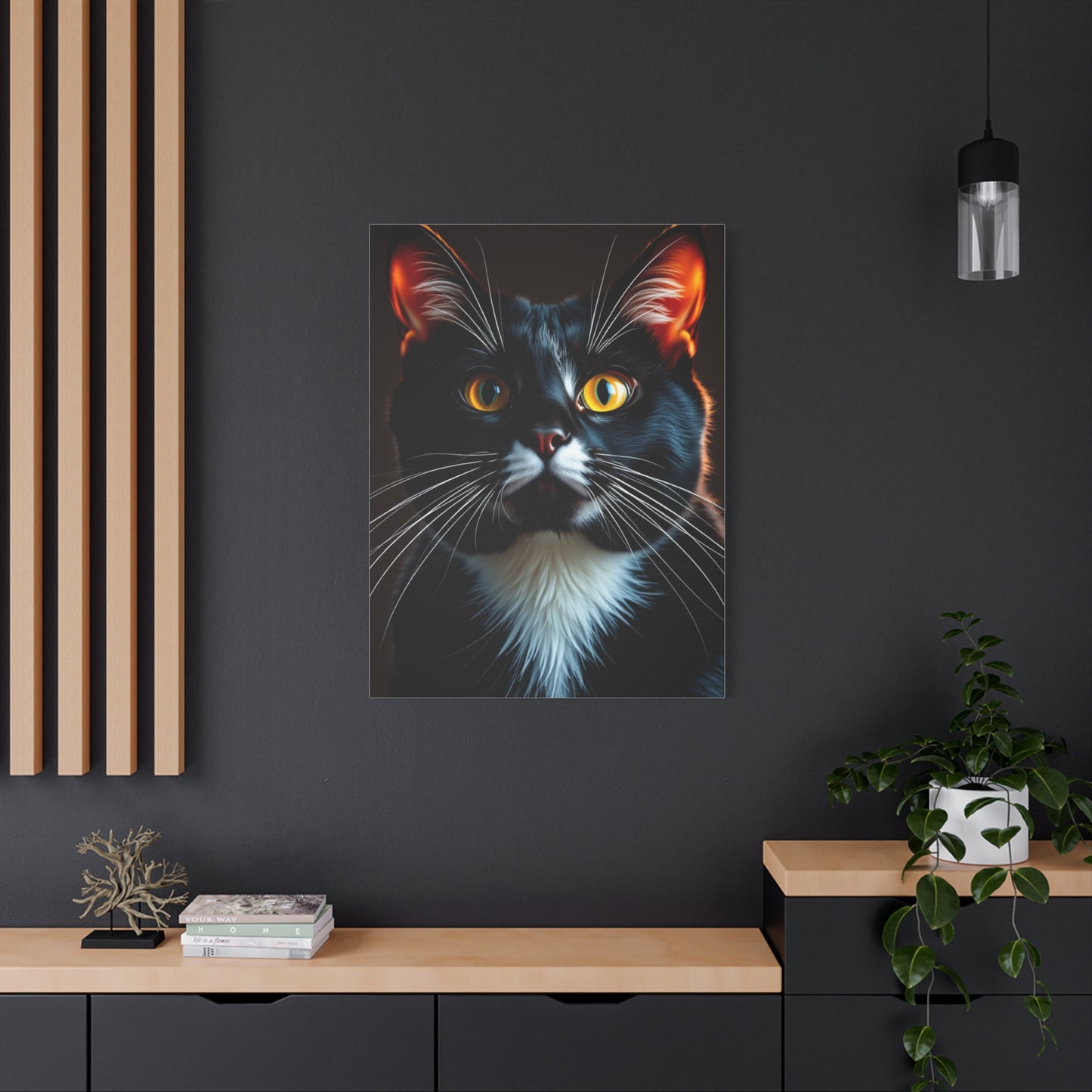 Tuxedo Cat Art Supreme Gallery Wall Art & Canvas Print