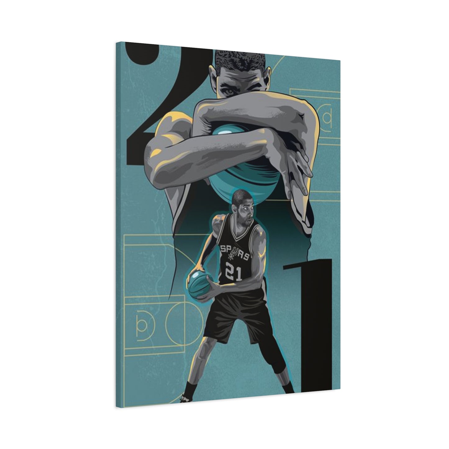 Tim Duncan Poster Wall Art & Canvas Prints