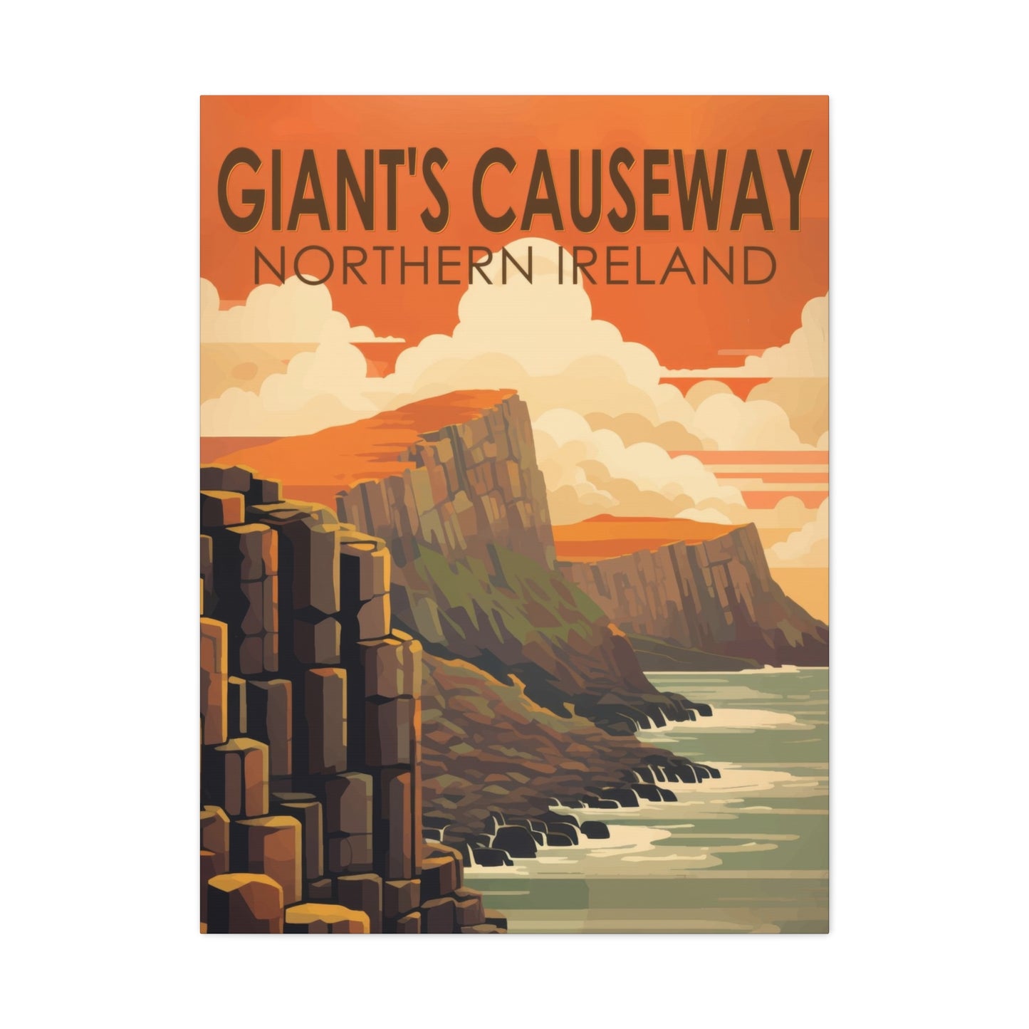 Giants Causeway Northern Ireland Wall Art & Canvas Prints