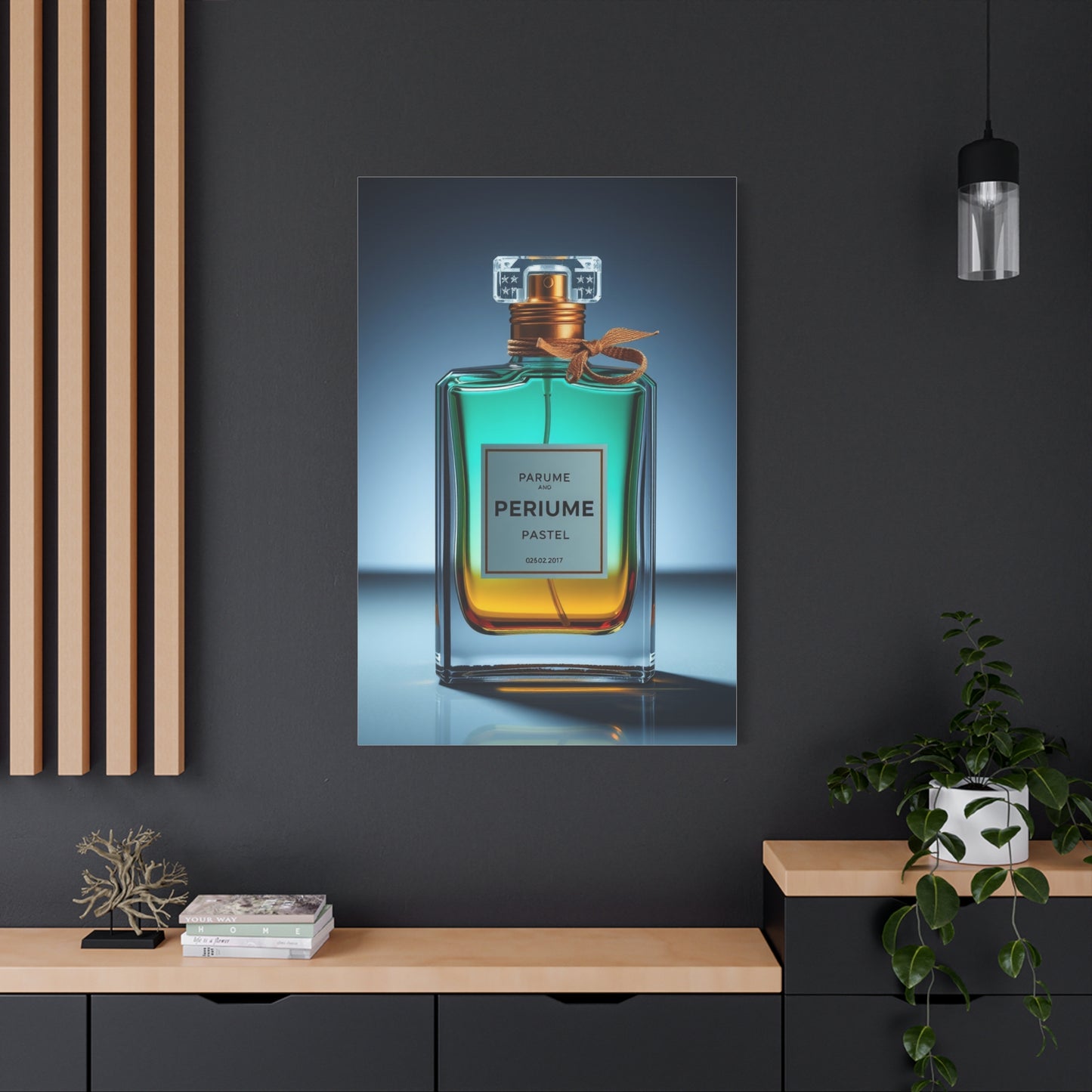 Perfume Bottle Art Refined Canvas Wall Art & Canvas Print